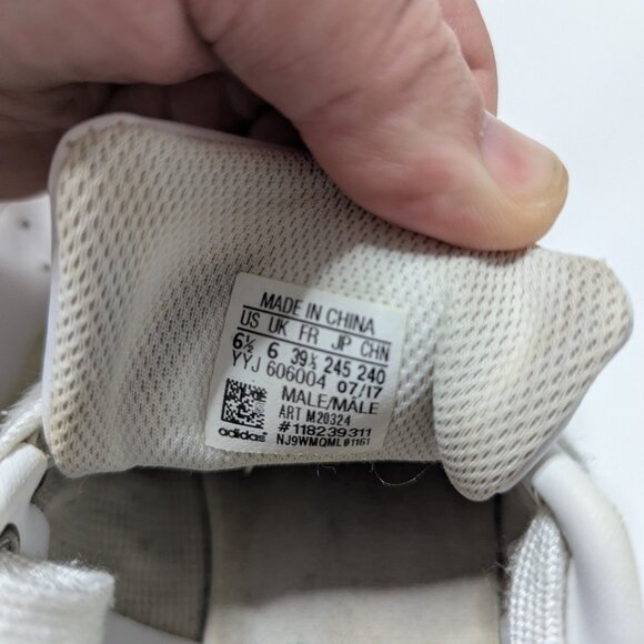 Adidas Stan Smith White/Green Leather Sneakers - Men’s US 6.5 - Picture 9 of 9